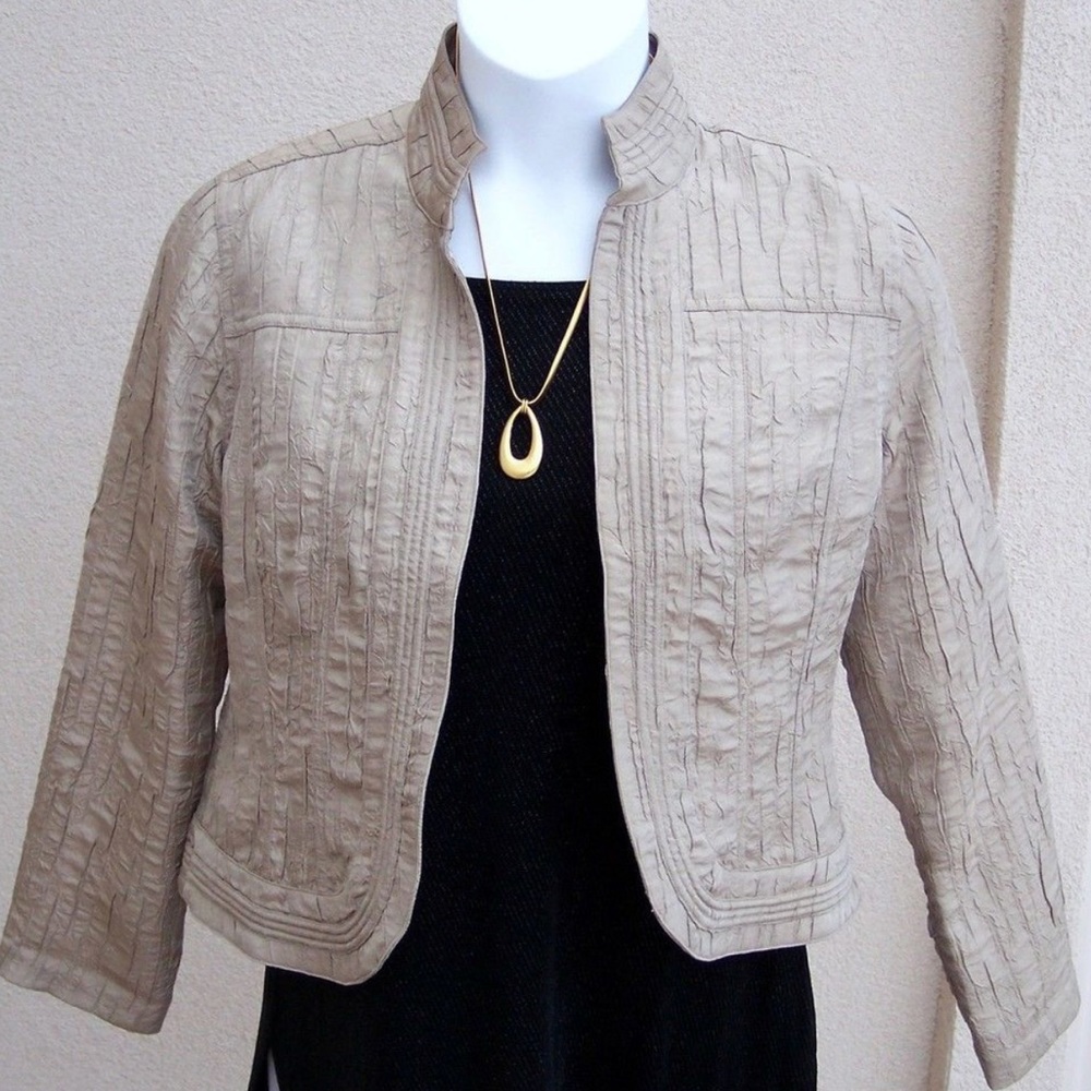 New Chico’s Crinkle Jacket Blazer